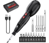 Muebles eléctricos eléctricos Recargable Fácil de Adecuado para Viene con LED Hogar Taladro Destornillador inalámbrico, Taladro, Bricolaje, Pequeño, Ensamblaje, Atornillador,