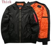 Nueva chaqueta Bomber aérea de piloto a la moda, cazadora militar para hombre, chaqueta de piloto informal lisa con cremallera, abrigos verdes nuevos ajustados para hombre M