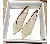 Primavera Verano moda pisos para mujeres punta puntiaguda perla elegante Oficina señora zapatos planos mujer zapatos individuales negro 35 negro