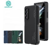 NILLKIN Funda plegable Super Frosted Shield para Samsung Galaxy Z Fold 5, carcasa trasera de TPU mate + PC, antihuellas y a prueba de golpes For Galaxy Z Fold5 negro