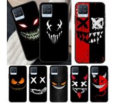 Funda con esqueleto de diablo y sonrisa aterradora para Realme 9, 8 Pro, 8i, 9i, GT Master, GT Neo 2 y 3, para OnePlus 9 Pro, 10 Pro, Nord2 y 9R Realme 7Pro