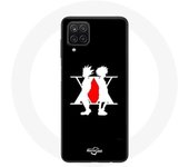 Coque Samsung Galaxy A12 Hunter x Hunter Manga Logo Noir