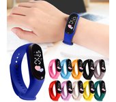 Reloj deportivo para niños Pulsera para exteriores Reloj electrónico Pulsera para niños One Size amarillo