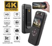 Nueva mini cámara UHD 4K, minicámara corporal, grabadora de video micro WiFi, cámara de acción inalámbrica con visión nocturna por infrarrojos, videocámara portátil de seguridad 4K Camera