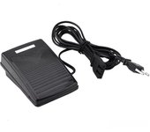 Controlador de pedal para máquina de coser multifunción con tres enchufes CE, enchufe europeo de 220 V/110 V, compatible con Singer 220V European standard