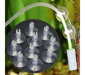 5 piezas de accesorios para acuario, ventosa para pecera, bomba de goma, soporte para tubo de aire, soporte para bomba de manguera 5x30MM
