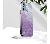 Funda de lujo con revestimiento de brillo degradado para Motorola Moto G60s G60 G30 G20 G10 G22 G52 G50 G82 G32 G42 G22 5G, funda trasera de silicona For Moto G60s negro