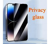 Película templada antiprivacidad de cubierta completa de vidrio templado para iPhone 11 12 13 14 15 Pro Max XS XR X 6 6s 7 8 Plus mini SE 5 5S 5C Película protectora de pantalla iphone 15 pro max negro