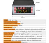 Pantalla LED a Color, controlador automático de incubadora de huevos, máquina controladora de incubadora de huevos de aves de corral Model B