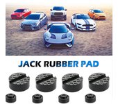 Almohadilla de goma para gato, redonda, multifuncional, resistente al desgaste, portátil, soporte universal para gato de coche, accesorios para coche negro