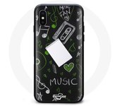 Coque Iphone XS max à motif music dessin