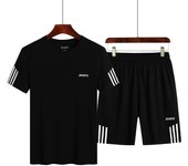 Conjunto deportivo de dos piezas para hombre, ropa deportiva informal para correr y fitness, tallas grandes L-8XL, 50-130 kg XL blanco