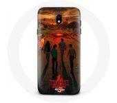 Coque pour Samsung Galaxy S5 Stranger Things Saison 4 Affiche Art Equipages de la Nouvelle Théorie