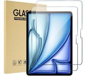 2 piezas para iPad Air 11 (2024) Protector de pantalla de vidrio templado con borde de arco 2.5D