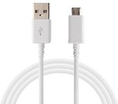 Cable pour Samsung Galaxy Tab A 8.0 2019 - Cable chargeur micro usb Blanc 1 Mètre Phonillico®