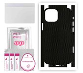 apgo Protective Skin Sticker for the back+sides compatible with Apple iPhone 13 mini, Full Wrap Film, Foil, Vinyl - Pattern Matrix