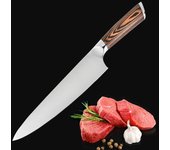 Cuchillo de chef de acero inoxidable 4116 de Alemania de 8 pulgadas, cuchillos de cocina japoneses, cuchillo de carnicero, cuchillo Santoku