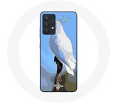 Coque pour Samsung Galaxy A13 4G / A13 4G Lite Cacatoès Perroquets blanc Oiseaux