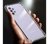 Funda transparente para Samsung Galaxy A72, con airbag engrosado, a prueba de golpes, de TPU suave, transparente, para teléfono 4g 5g, carcasa trasera A 72 macropore for samsung A72 transparente