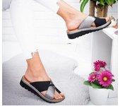 Zapatos de mujer Zapatillas Corrector ortopédico de juanete Plataforma cómoda Sandalias de corrección de dedo gordo ocasionales para mujer 35 champagne