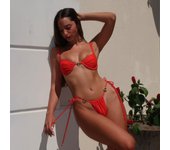 Bikinis Push Up, trajes de baño sexis para mujer, trajes de baño femeninos, conjunto de bikini rojo, trajes de baño, ropa de playa, bikini brasileño S rojo