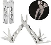Alicates de acero inoxidable para exteriores, multiusos, para acampar, multifuncionales, plegables y multiusos, herramienta combinada hueca.