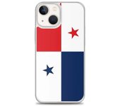 Coque iPhone - Drapeau Panama - iPhone 13 mini - Souple - Multicolore - Vertical