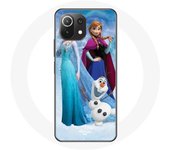 Coque pour Xiaomi Mi 11 Lite La Reine Des Neiges Elsa Anna Olaf