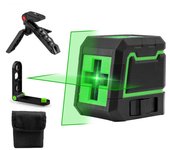 Nivel láser autonivelante, nivel láser de 2 líneas, línea de haz láser cruzado verde, herramienta láser de alineación Type A varios colores