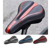 Funda para asiento de bicicleta, diseño envolvente completo, Extra suave, impermeable, antiarañazos, cojín Universal para asiento de bicicleta, funda acolchada para asiento de bicicleta gris