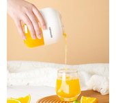 1 Juego de taza exprimidora portátil de 800ML, licuadora eléctrica inalámbrica recargable de gran capacidad de calidad alimentaria, máquina para hacer jugo, herramienta de cocina verde
