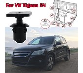 Para VW Tiguan 5N 2007 2008 2009 2010 2011 - 2018 revestimiento de maletero de coche alfombra de techo moldura remache Panel de puerta accesorios de Clip de tarjeta 40X