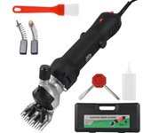 Tijeras para ovejas, cortadoras eléctricas, 690 W, profesional, para granja, ganado, máquina de corte a presión de 6 velocidades EU plug negro