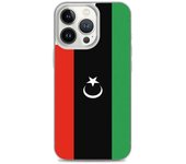 Coque iPhone - Libye - Drapeau - Souple - Diseño de aleta - Compatible con iPhone 13 Pro