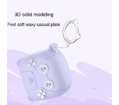Silicone Earphone Case 3D Earphone Storage Case for Samsung Galaxy buds live/2/pro/2 pro/FE Outdoor negro