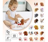 Juguete eléctrico para perros de peluche, suave, cómodo, interesante y realista. One Size