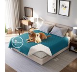 Colcha impermeable lavable para mascotas, perros, gatos, niños, almohadilla de orina, fundas de sábanas, colchones acolchados, Protector de colchón antideslizante 172x208cm (68x82in)M