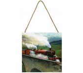 Harry Potter Wood Hogwarts Express Plaque One Size negro