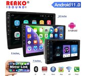 Radio estéreo universal para automóvil de 4 núcleos compatible con reproductor de video multimedia WIFI RDS AM 1 GB + 16 GB 9 inches