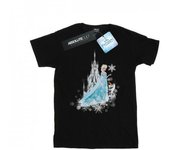 Disney Camiseta mágica de invierno para niños Frozen Elsa y Olaf 12-13 negro