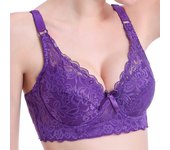 Sujetador de encaje de talla grande para mujer, ropa interior, Bralette, Top corto, sujetador femenino Sexy, Top de tubo BH grande, sostén push-up con encaje 80C/36C blanco