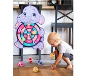 Diana para dardos de animales de dibujos animados para niños, bola adhesiva, conejo, familia, juguete educativo interactivo, regalo de Navidad