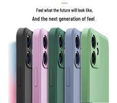 Funda protectora de silicona para Apple iPhone 14/11/13Pro/Max/XR con borde líquido, apta para todos los modelos. 6/6s negro