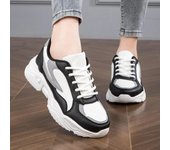 Zapatillas de deporte para mujer, zapatos deportivos vulcanizados informales de Color Metal, zapatos blancos de moda para mujer, zapatos planos, zapatos transpirables de verano para mujer 42