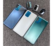 Panel de carcasa de puerta trasera de cristal para Xiaomi Redmi Note 10, pegatina adhesiva para lente de cámara Note 10 white
