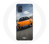 Coque pour Samsung Galaxy A51 5G Formule 1 McLaren Orange