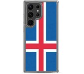 Coque Téléphone - Samsung - Galaxy S23 - Drapeau Islande - Souple - Multicolore
