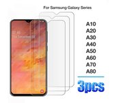 3 piezas de vidrio templado para samsung a10 a20 a30 a40 a50 a60 a70 a80 Protector de pantalla de vidrio en galaxy a 10 20 30 40 50 60 Samsung  A02S A025F puro