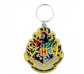 Llavero de goma con el escudo de Hogwarts de Harry Potter One Size negro