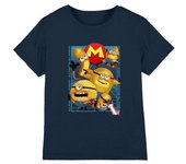 Camiseta infantil de Mega Minions Grid de Gru, mi villano favorito 4 12-13 azul oscuro